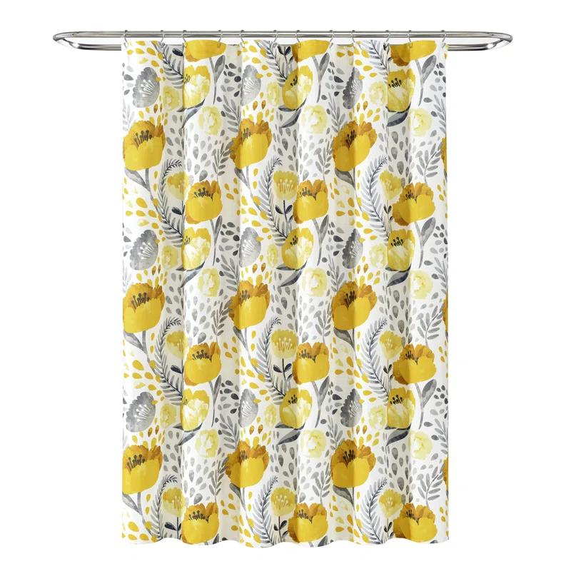 Lush Decor Bryonhall Floral Shower Curtain