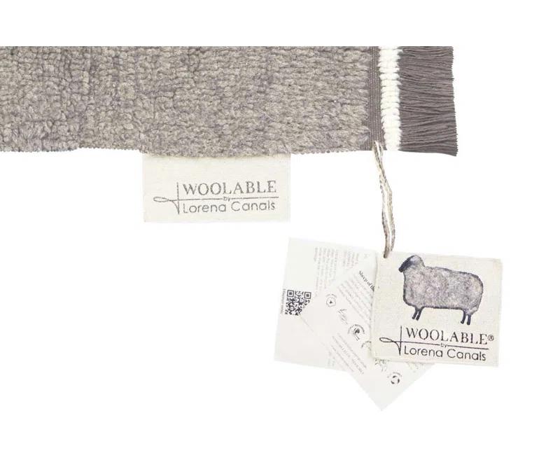Lorena Canals Sheep of the World Woolable Area Rug Steppe - Sheep Gray