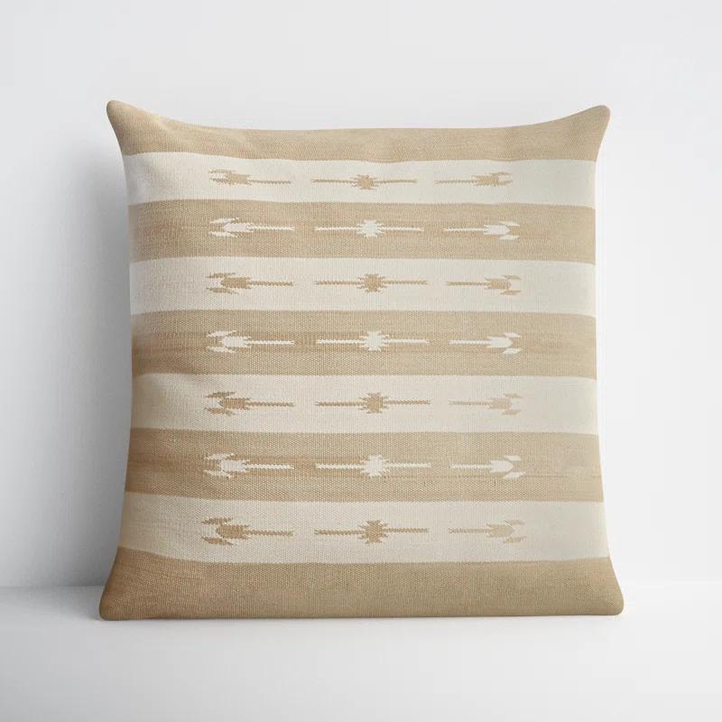 Estela Striped Cotton Throw Pillow