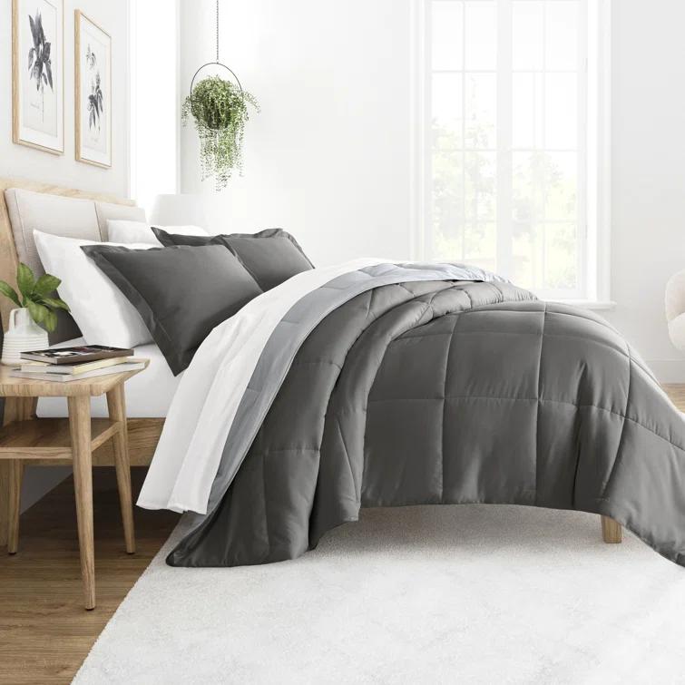 Becky Cameron Reversible Down-Alternative Comforter Bedding Set