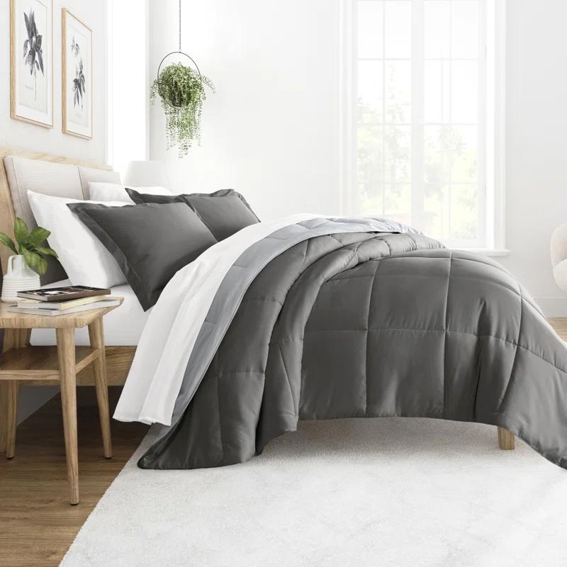 Becky Cameron Reversible Down-Alternative Comforter Bedding Set