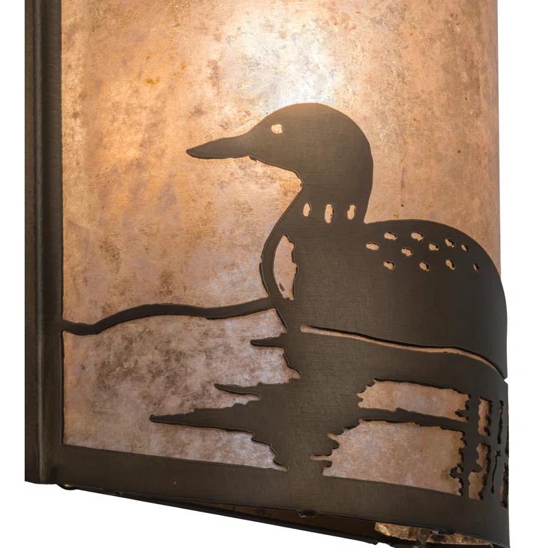 Meyda Lighting Rustic Lodge Flush Mounted Sconce