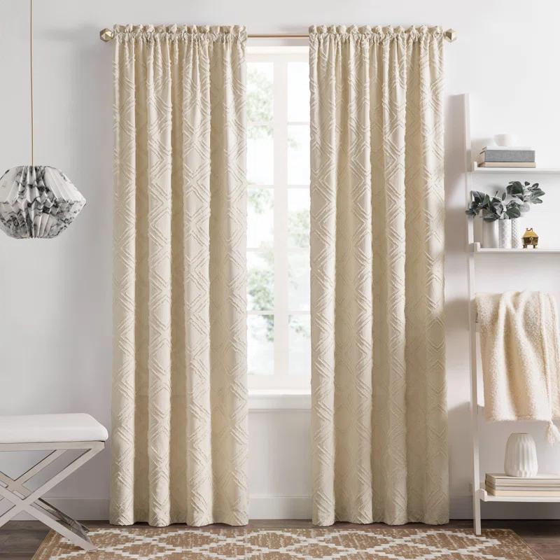 Achim Importing Co Polyester Semi Sheer Curtain Single Panel