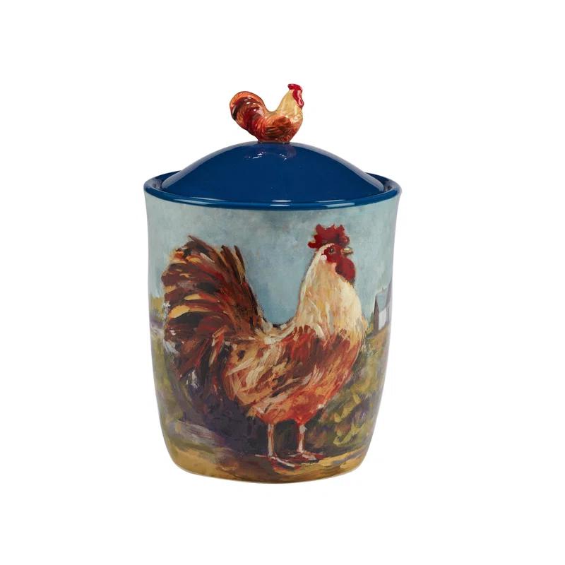 Certified International Certified International Rooster Meadow 3Pc Canister Set