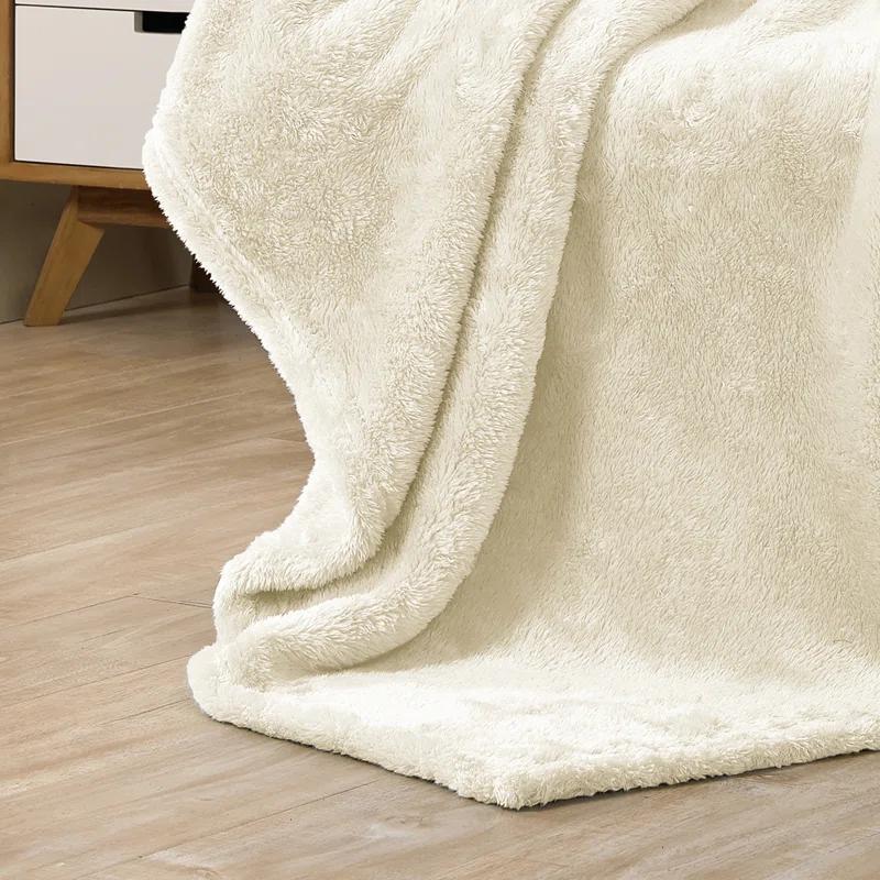 VCNY Adrianna High Pile Plush Throw, 50" x 70"
