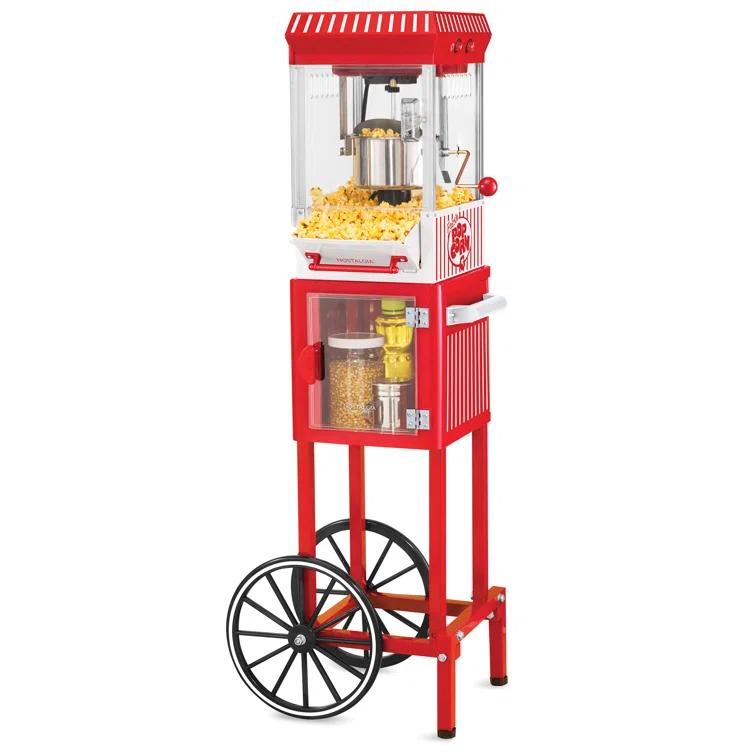 Nostalgia Nostalgia 3 oz. Popcorn Machine with Cart