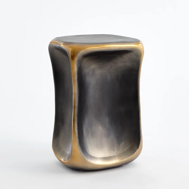 Formation Accent Table-Black/Gold-Lg