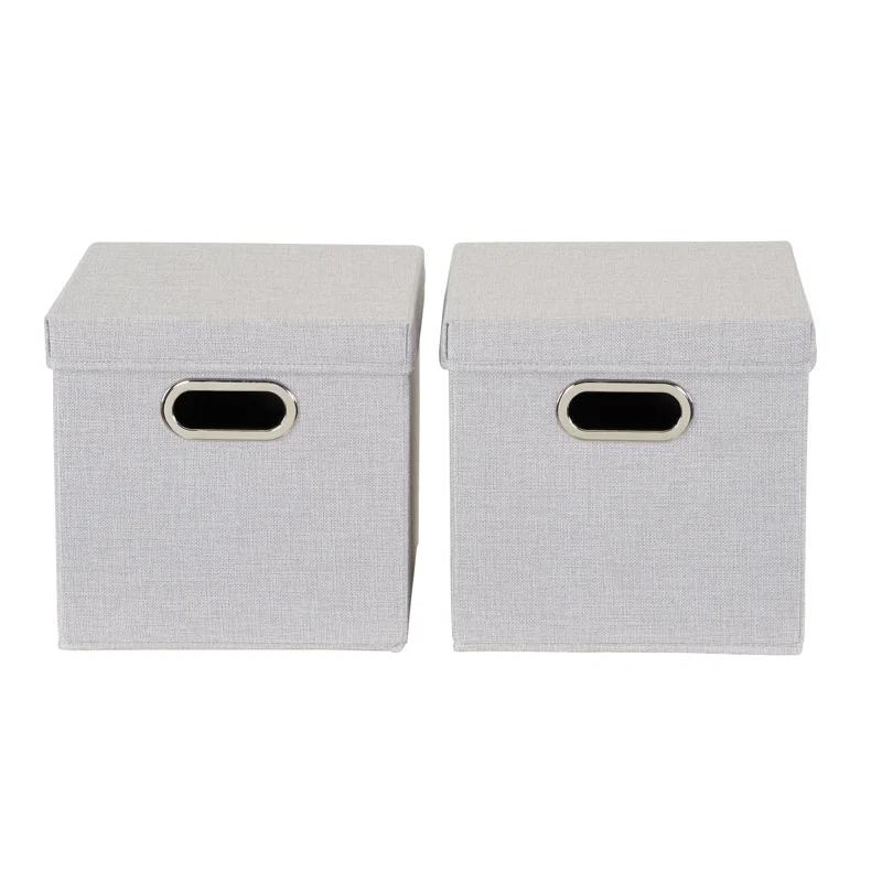 Household Essentials Household Essentials Fabric Bin (Set of 2)