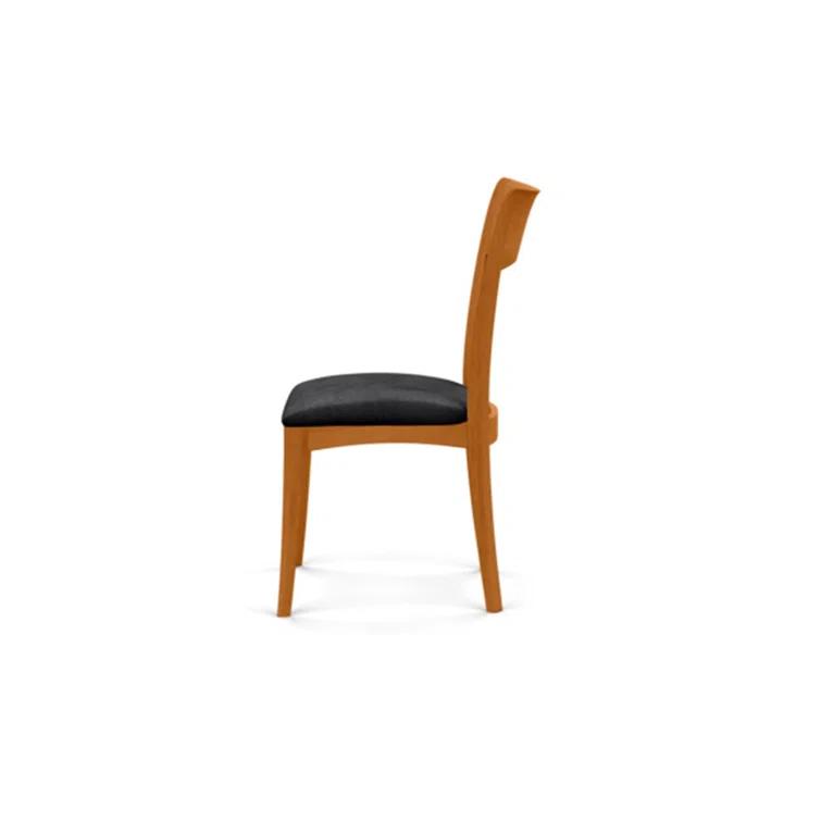 Copeland Furniture Ingrid Genuine Leather Upholstered Side Chair