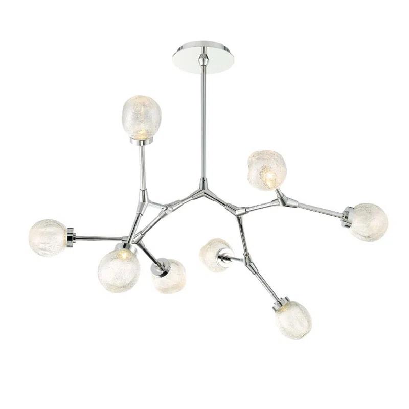 Modern Forms Catalyst 8 - Light Dimmable LED Sputnik Modern Linear Chandelier