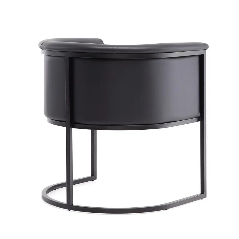 Ceets Bali Saddle And Black Faux Leather Dining Chair (Set Of 2) (Set of 2)