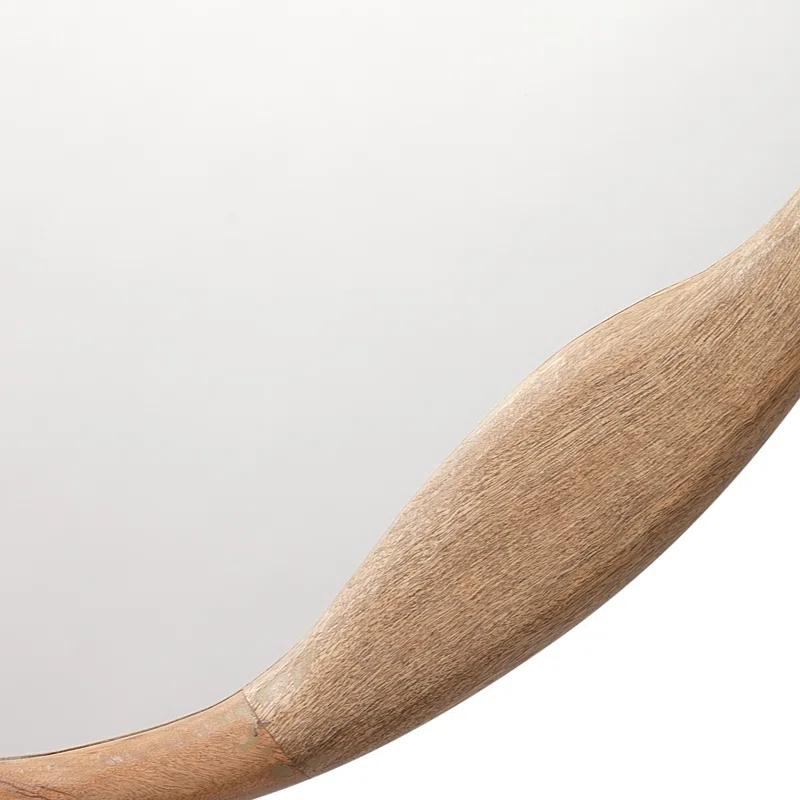 Doreen Round Mirror - Natural