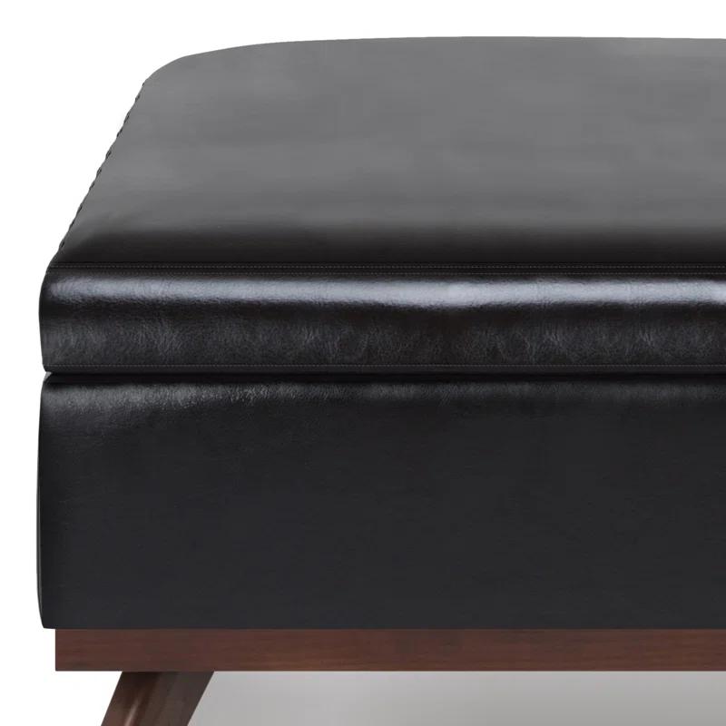 Owen Faux Leather Ottoman