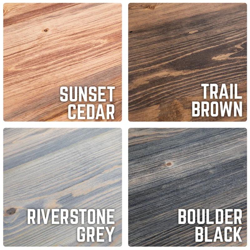 Pipe Decor 48 In. x 16 In. X 1.25 In. Live Edge Solid Console Table Wood Top