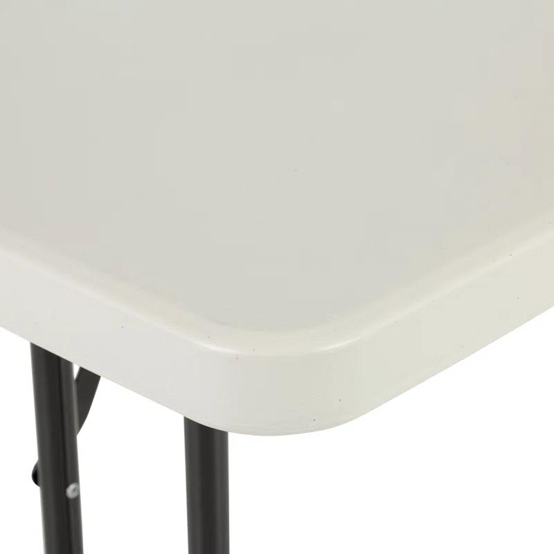 Rectangular Blow-Molded Plastic Folding Training Seminar Table