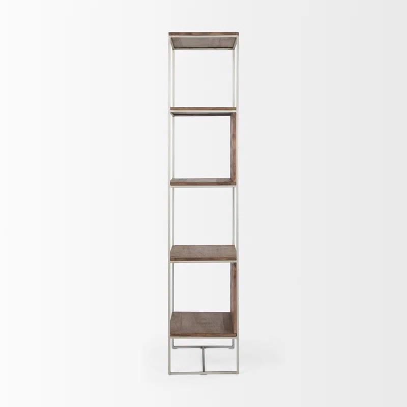 Sagan Narrow Etagere Bookcase