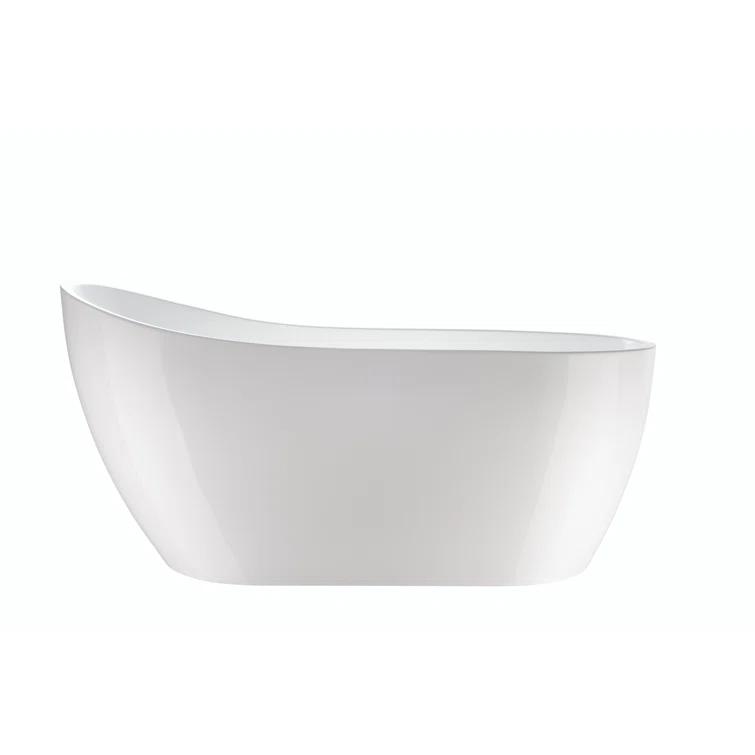 Vanity Art Amara Acrylic Freestanding Soaking Bathtub VA6904-S
