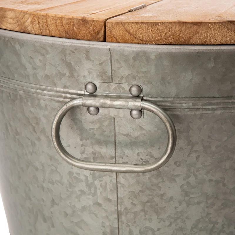 Laurel Foundry Modern Farmhouse® Maisy Metal Beverage Tub