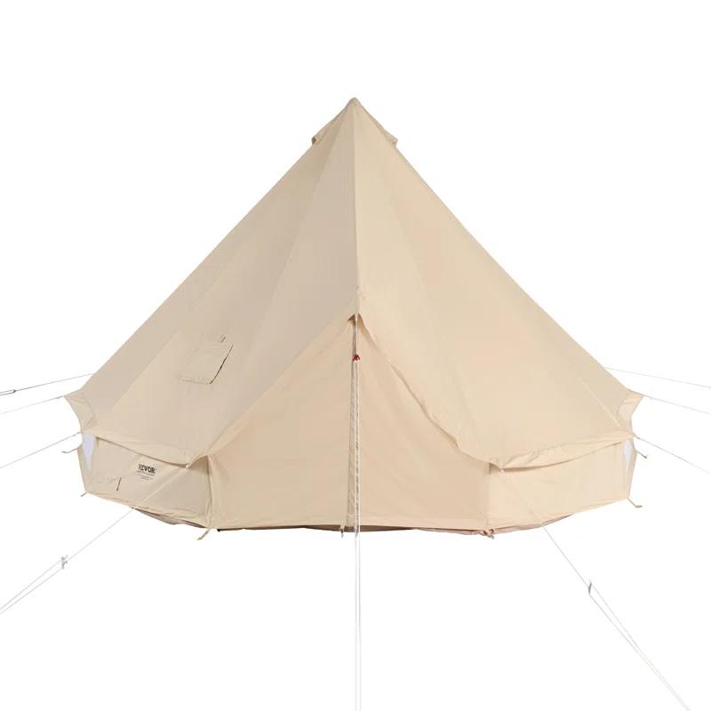 VEVOR VEVOR Canvas Bell Tent 4-Season Camping Yurt Tent with Stove Jack