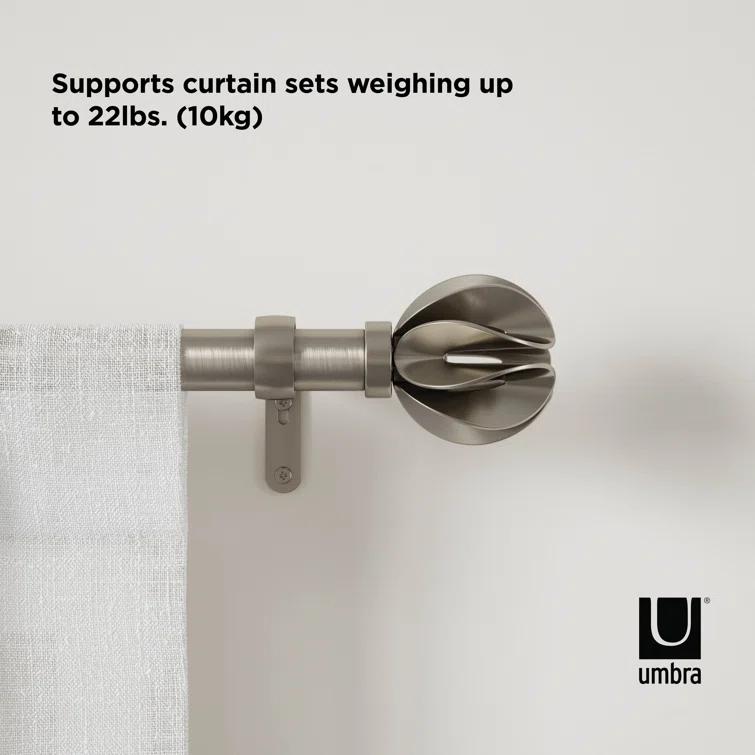 Umbra Blossom Adjustable Single Curtain Rod