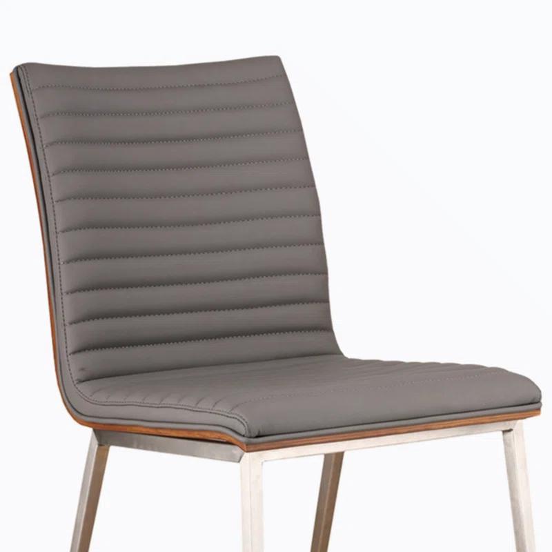 Wenty Wood+Metal Upholstered Side Chair (Set of 2)