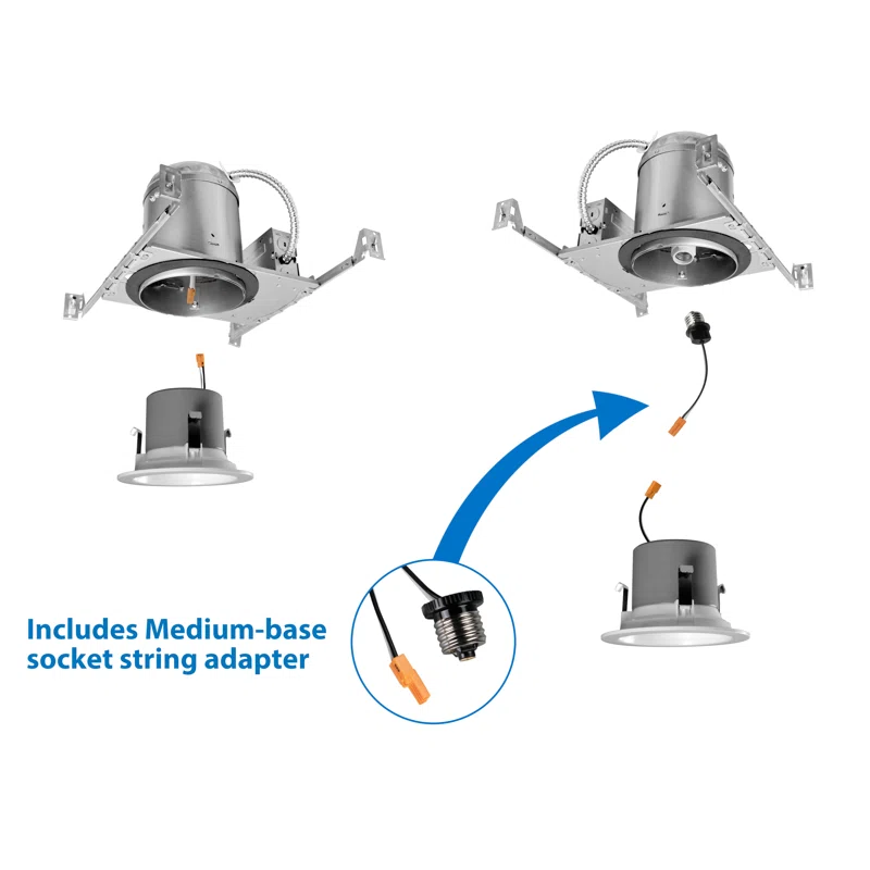 NICOR Lighting Dimmable Circle Flush Mount