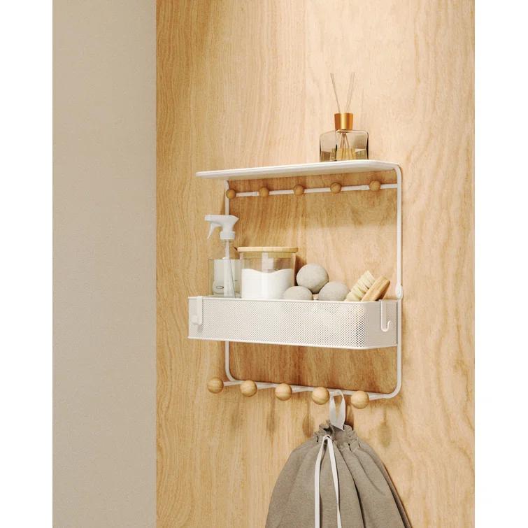 Estique Multi-Hook Wall Shelf