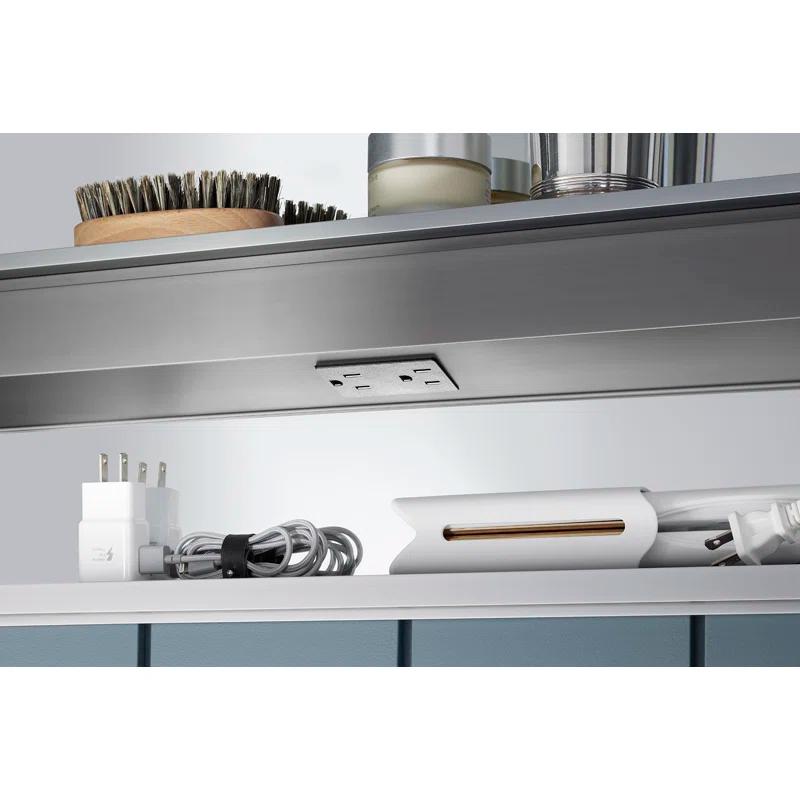 Kohler K-81145-SLE-DA1 Maxstow Surface Mount Frameless Medicine Cabinet with LED Lighting