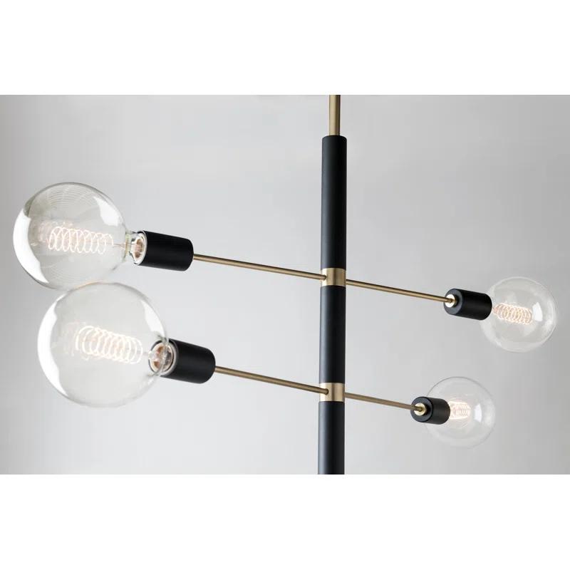 Christopher 4 - Light Dimmable Sputnik Modern Linear Chandelier