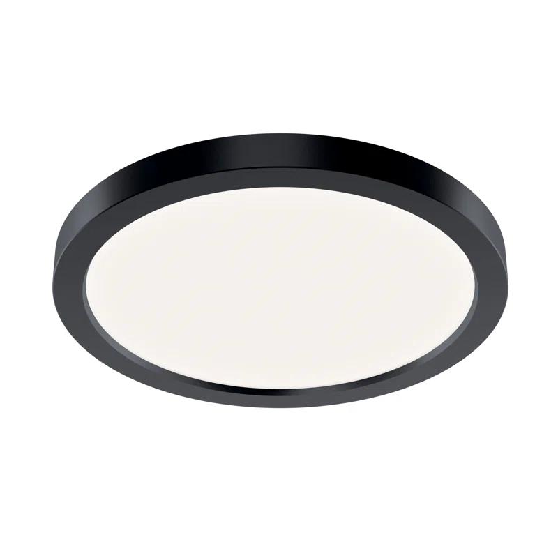 Kichler Lighting Ara Integrated 9.25" LED Flush Mount in a Black Finish