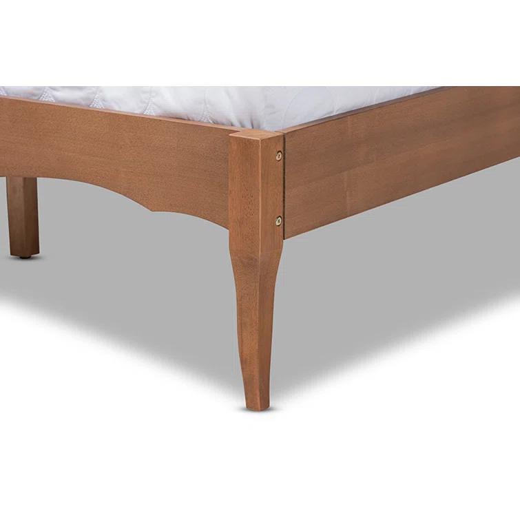 Kelly Clarkson Home Lilliana Platform, Vintage Vibe, Queen Bed, Ash Walnut Rattan, 63.78'' W X 85.43'' L X 48.19'' H