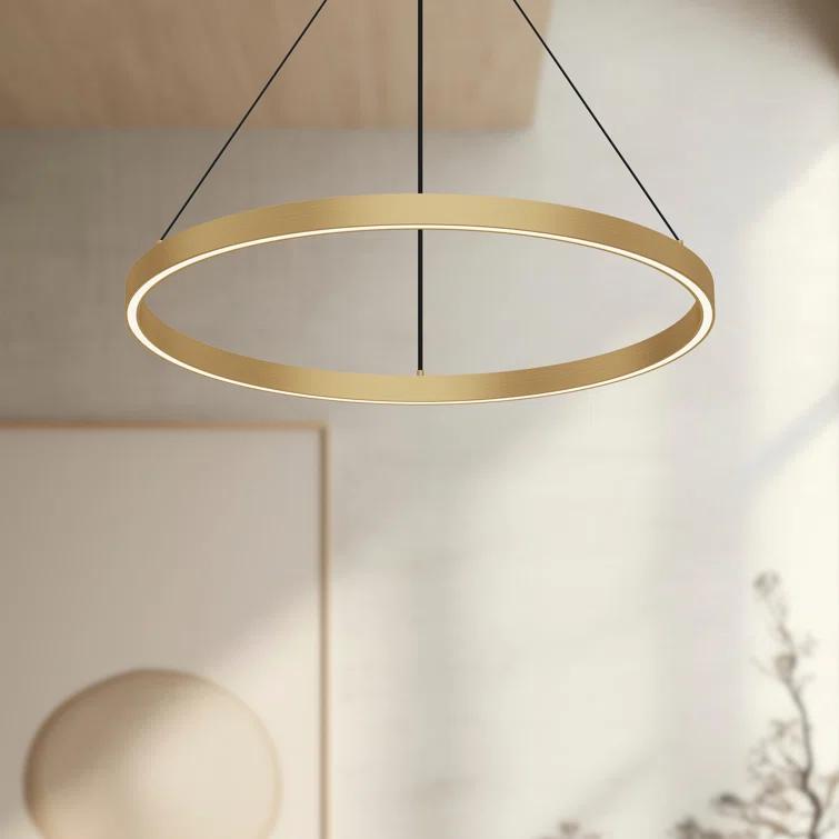 Kuzco Lighting Cerchio 1 - Light LED Single Pendant