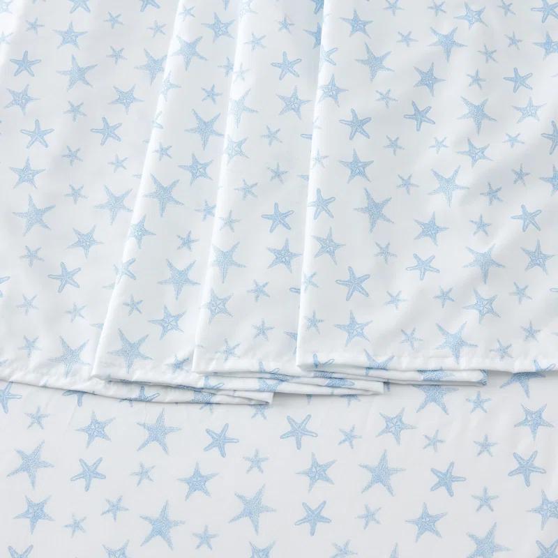 Ultra Soft Coastal Printed Microfiber Sheet Set