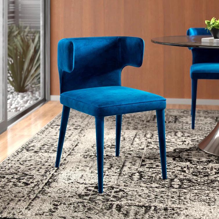 Emma Upholstered Wingback Side Chair