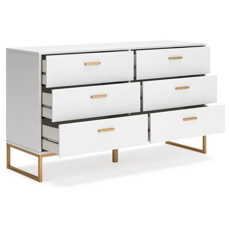 Latitude Run® Bosnjak 6 Drawer 59.02" W Double Dresser & Reviews | Wayfair
