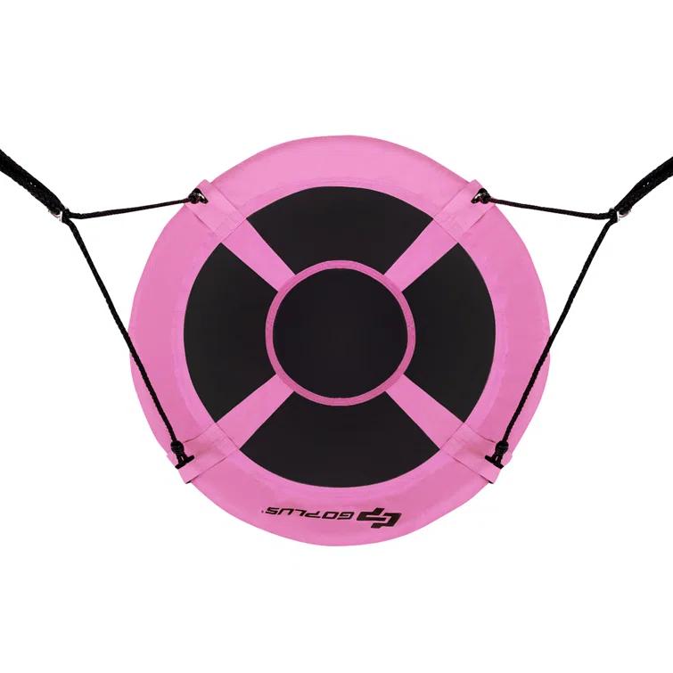 Costway Goplus 40'' Flying Saucer Tree Swing Indoor Outdoor Play Set Kids Christmas Gift Green