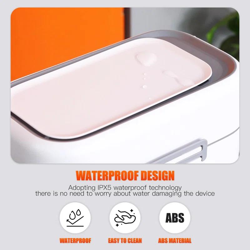FDW Bathroom Trash Can With Lid 2.2 Gallon Touchless Motion Sensor Small Slim Garbage Can For Bathroom, Bedroom, Office, Living Room (2)