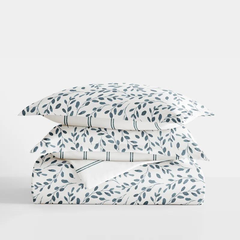 Becky Cameron Patterned Ultra Soft 3 Piece Duvet Cover Set - Serenity