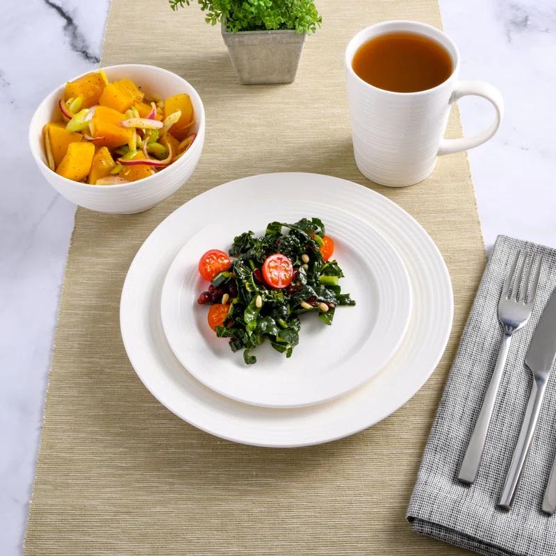 Gibson Amelia Court 16 Piece Dinnerware Set, Service for 4