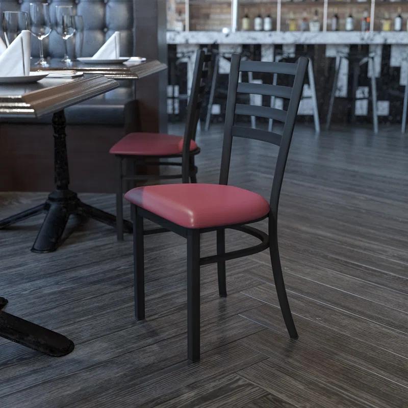 Flash Furniture Kendall Ladder Back Metal Restaurant Chair