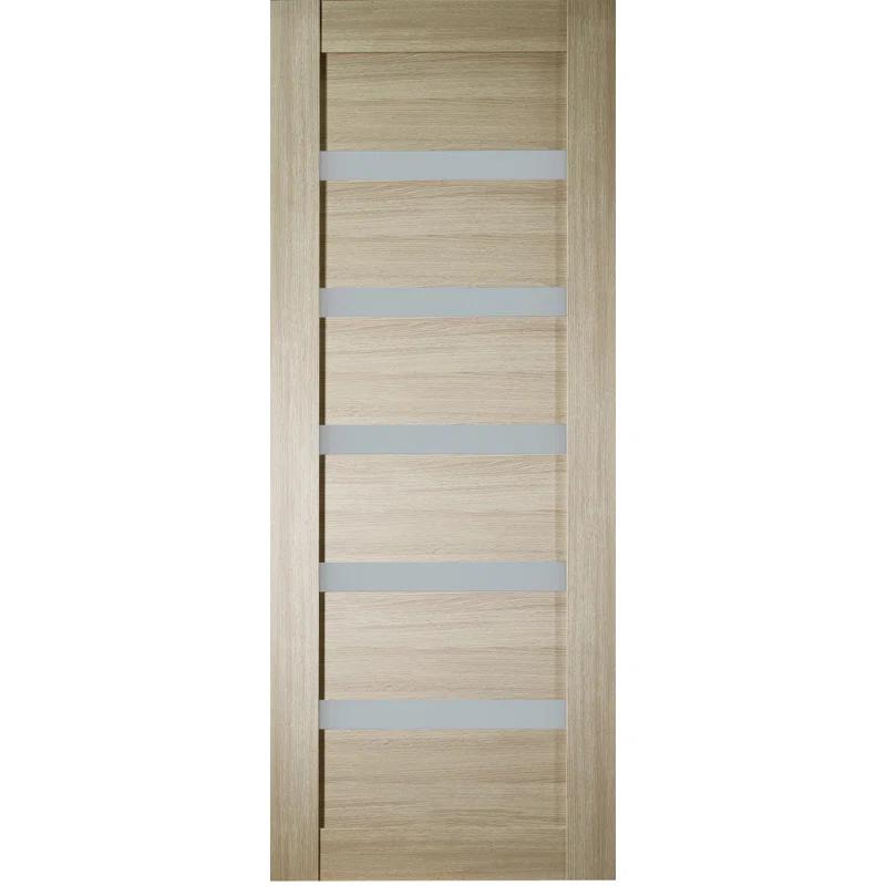 Belldinni Leora Paneled Manufactured Wood and Glass Standard Door Slab