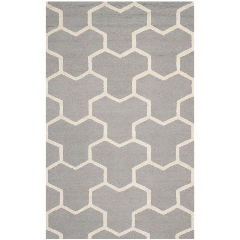 Cambridge Hand Tufted Wool Geometric Rug