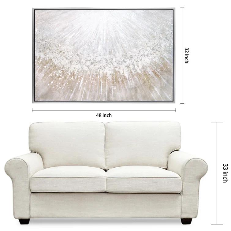 Empire Art Direct " Silver Pellets Textured Metallic " by Martin Edwards