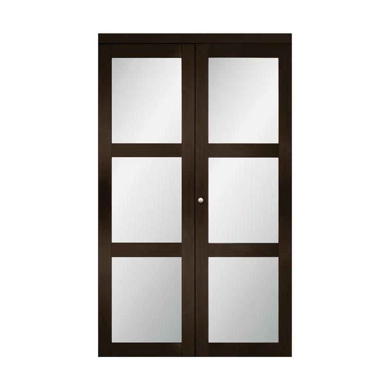 Renin Euro 3-Lite Glass Bi-Fold Door
