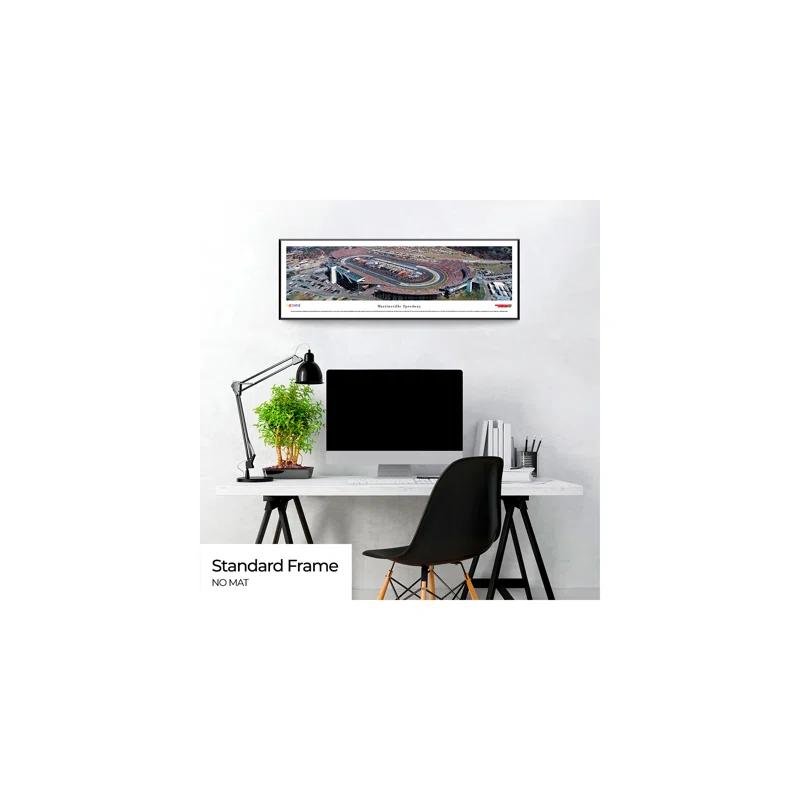 Blakeway Worldwide Panoramas, Inc NASCAR Race Track Framed Photograph Print on Paper
