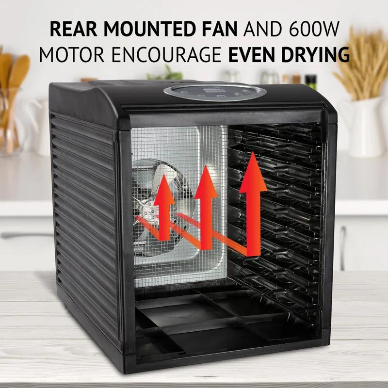 Ivation Ivation 9 Tray 600 Watt Food Dehydrator