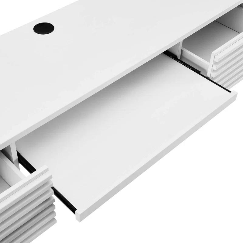 Modway Modway Render Wall Mount Wood Office Desk