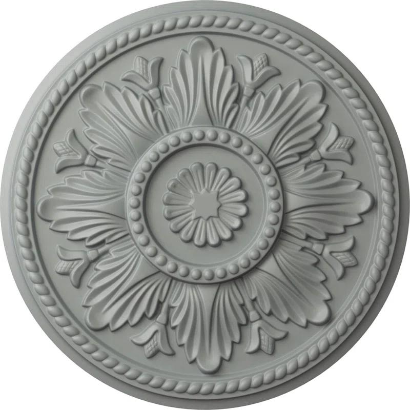 Ekena Millwork Edinburgh 18'' H x 18'' W D Urethane Ceiling Medallion