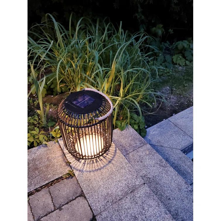 Bazz Solar Powered Integrated LED Outdoor Floor Lamp