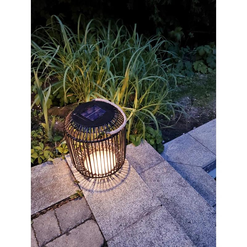 Bazz Solar Powered Integrated LED Outdoor Floor Lamp